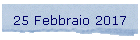25 Febbraio 2017