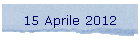 15 Aprile 2012